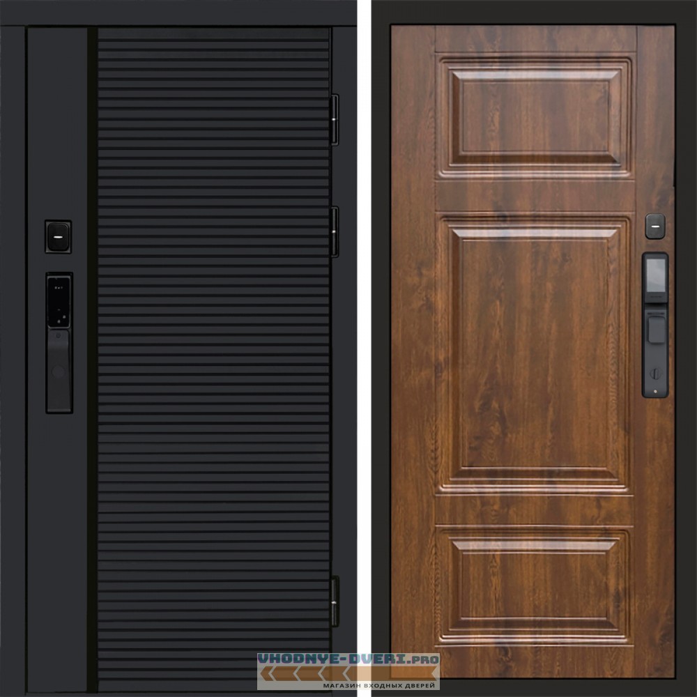 Дверь  Termo Door  Smart (Смарт) Black Line Лион Дуб